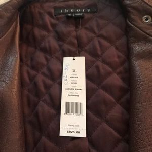 Theory Jackets & Coats - NWT Theory Leather Moto Jacket Theory Jackets & Coats - NWT Theory Leather Moto Jacket